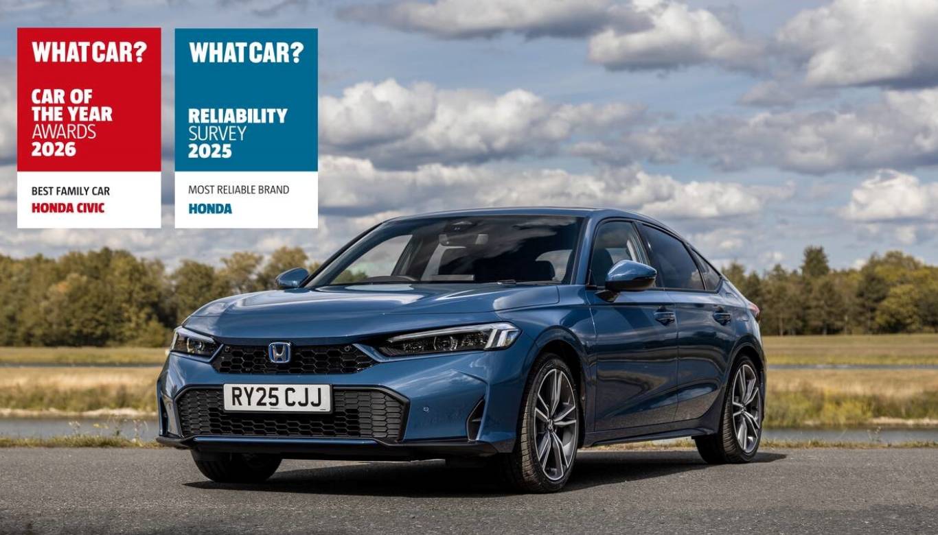Honda Celebrates Major Success at the 2026 What Car? Awards